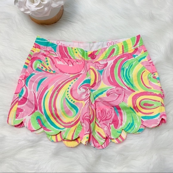 Lilly Pulitzer “All Nighter” Buttercup Shorts - Picture 1 of 5